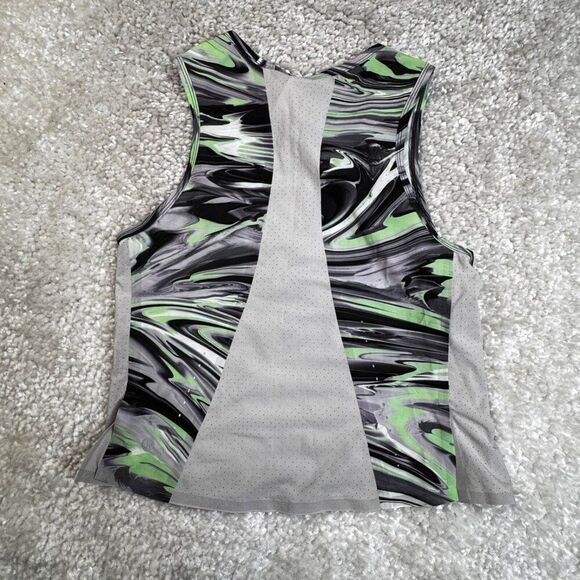 Lululemon Swift Ventilated Running Tank Top Green Black - Picture 3 of 8